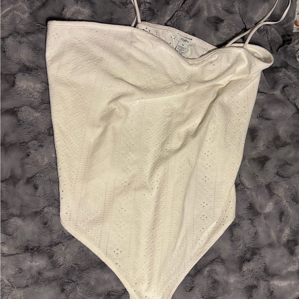 Women Cream One Piece Suit, Plus size casual top,
Plus size boutique style